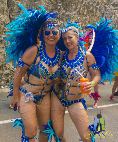 On the streets of Bermuda for Carnival.