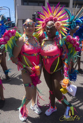 On the streets of Bermuda for Carnival.