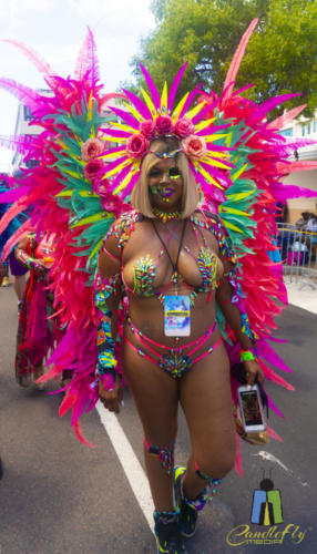 On the streets of Bermuda for Carnival.
