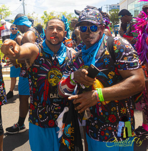 On the streets of Bermuda for Carnival.
