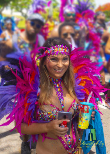 On the streets of Bermuda for Carnival.