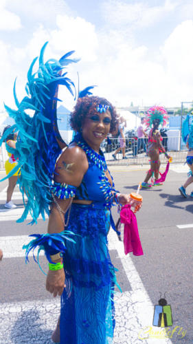 On the streets of Bermuda for Carnival.
