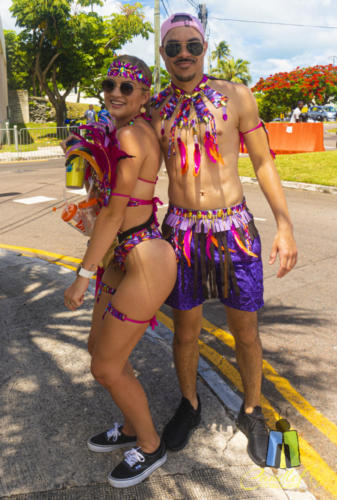 On the streets of Bermuda for Carnival.