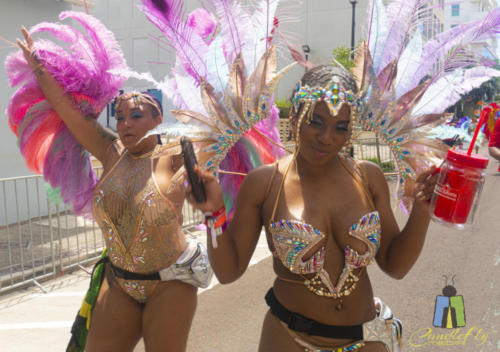 On the streets of Bermuda for Carnival.