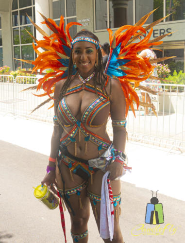 On the streets of Bermuda for Carnival.