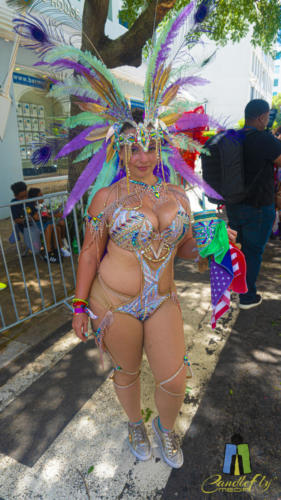 On the streets of Bermuda for Carnival.