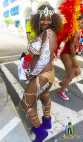 On the streets of Bermuda for Carnival.