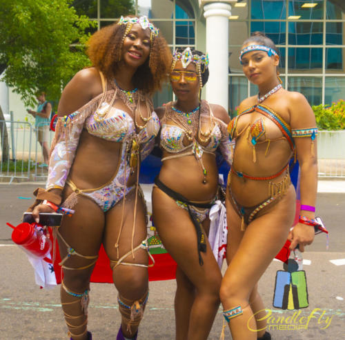 On the streets of Bermuda for Carnival.