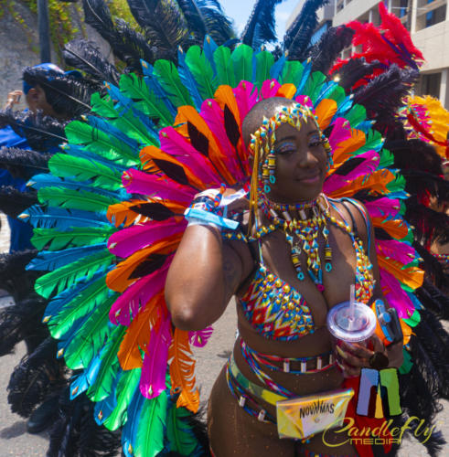 On the streets of Bermuda for Carnival.