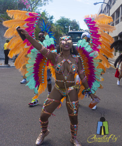 On the streets of Bermuda for Carnival.