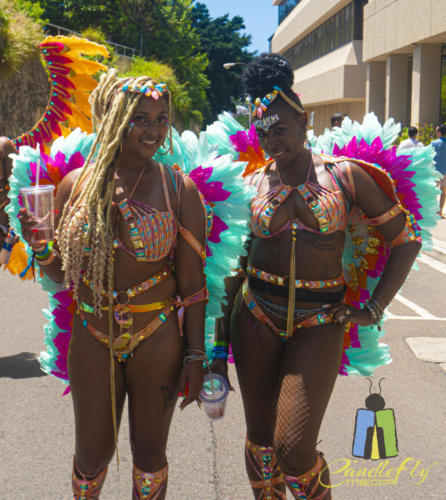 On the streets of Bermuda for Carnival.