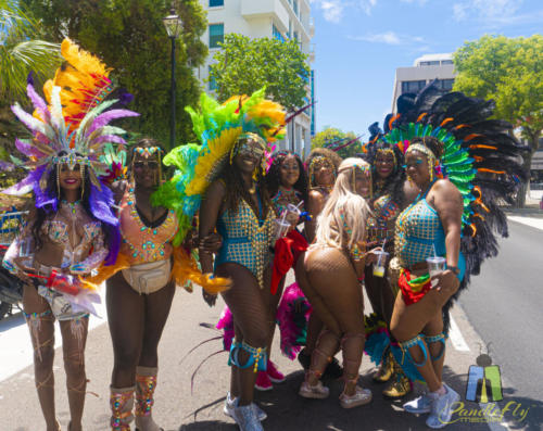 On the streets of Bermuda for Carnival.