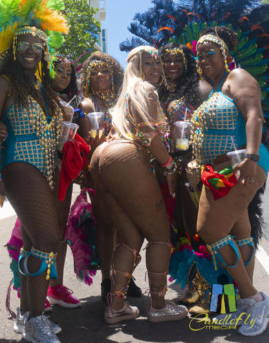 On the streets of Bermuda for Carnival.