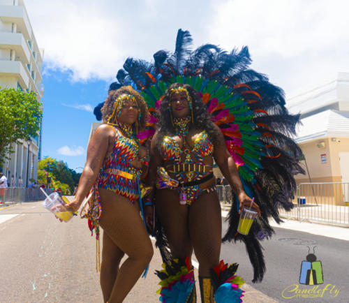 On the streets of Bermuda for Carnival.