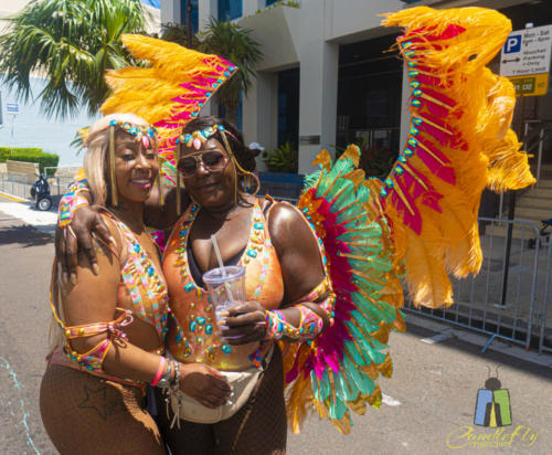 On the streets of Bermuda for Carnival.