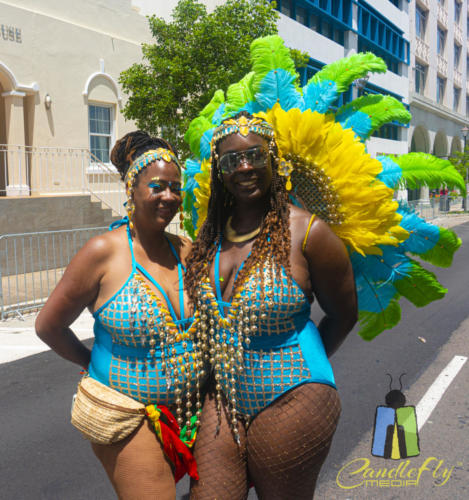 On the streets of Bermuda for Carnival.