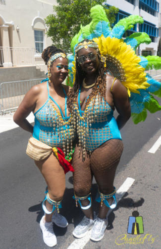 On the streets of Bermuda for Carnival.