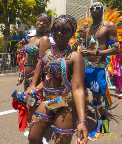 On the streets of Bermuda for Carnival.