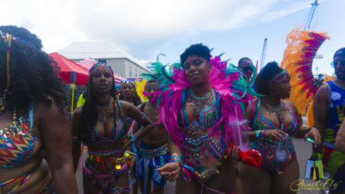 On the streets of Bermuda for Carnival.