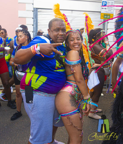On the streets of Bermuda for Carnival.