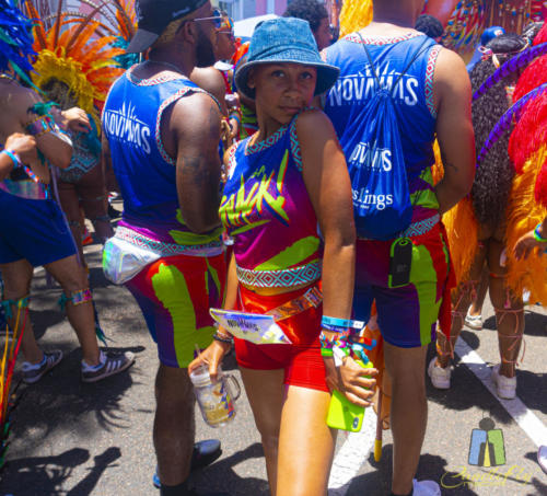 On the streets of Bermuda for Carnival.