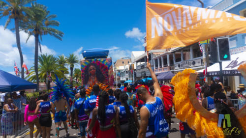 On the streets of Bermuda for Carnival.