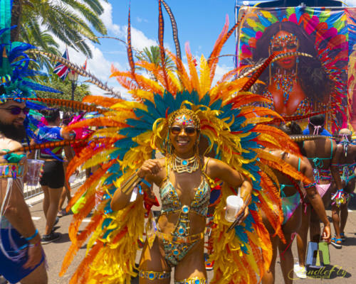 On the streets of Bermuda for Carnival.