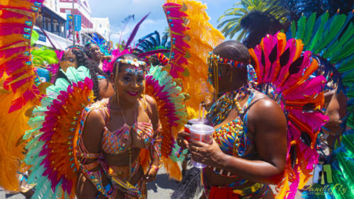 On the streets of Bermuda for Carnival.