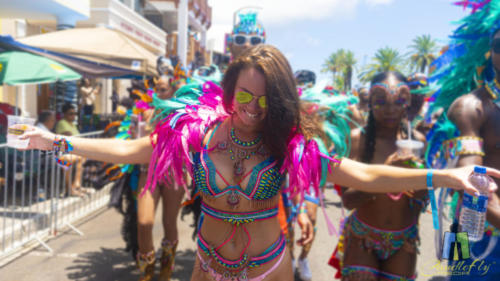 On the streets of Bermuda for Carnival.