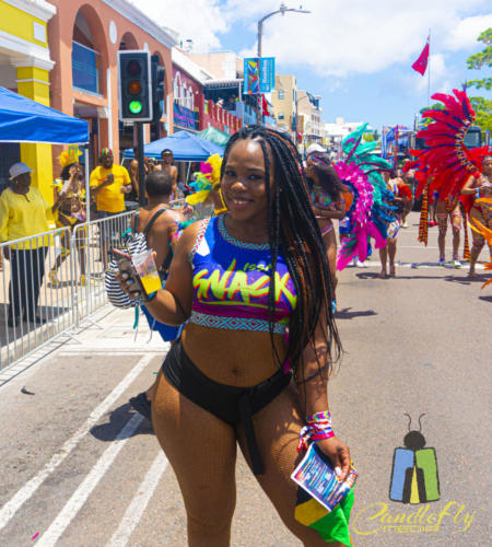 On the streets of Bermuda for Carnival.