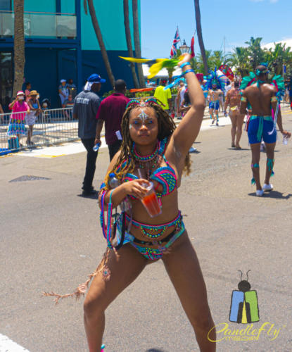 On the streets of Bermuda for Carnival.