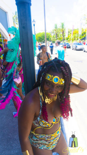 On the streets of Bermuda for Carnival.