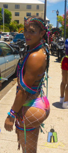 On the streets of Bermuda for Carnival.