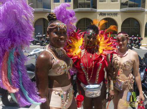 On the streets of Bermuda for Carnival.